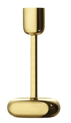 Nappula Brass Candleholder by Iittala