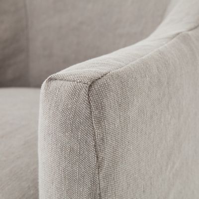 Shown in Heather Twill Stone color, Detail view