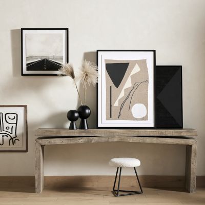 Shown in Weathered Wheat Pine color, 78 Inch size, in use