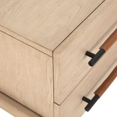 Shown in Yucca Oak Veneer finish, Detail view