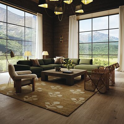 Shown in Rustic Wormwood Oak color, in use