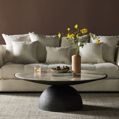 Rh sphere store round coffee table