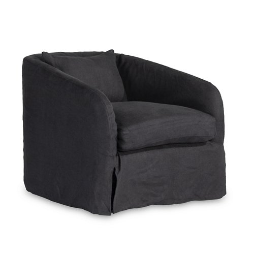 Topanga Slipcover Swivel Chair
