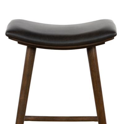 Stanley Tooled Leather Saddle Stool – Runyon's Fine Furniture