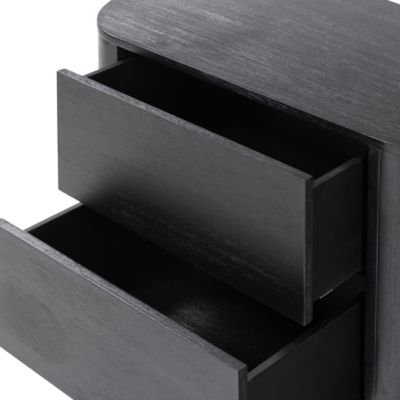 Shown in Aged Black Acacia color, detail view