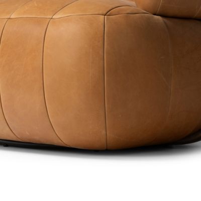 Shown in Palermo Cognac color, Detail view