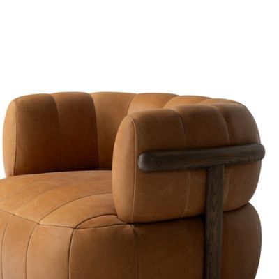 Shown in Palermo Cognac color, Detail view