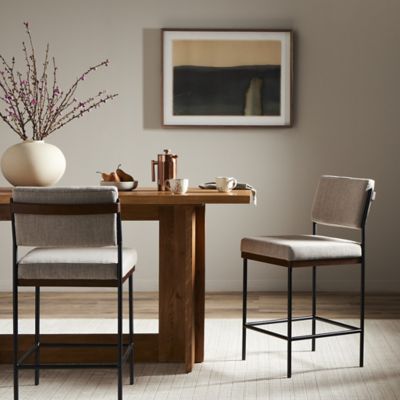 Shown in Savile Flannel color, Counter Height, in use