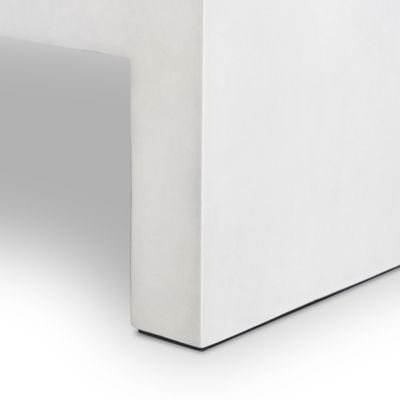 Shown in White Concrete color, Detail shot