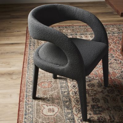 Shown in Fiqa Boucle Charcoal color, in use