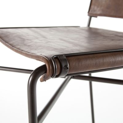 Shown in Distressed Brown color, Bar size, detail view