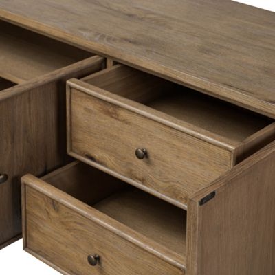 Shown in Weathered Oak Veneer color, detail view