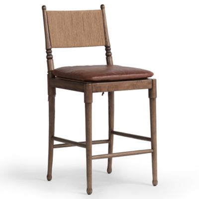 Amber Lewis x Four Hands Fayth Bar/Counter Stool With Cushion