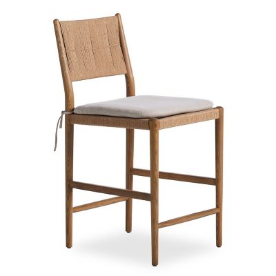 Amber Lewis x Four Hands Dara Bar + Counter Stool With Cushion