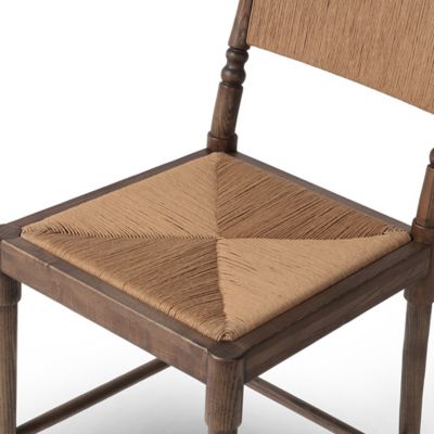 Shown in Antique Walnut color, Bar size, Detail view