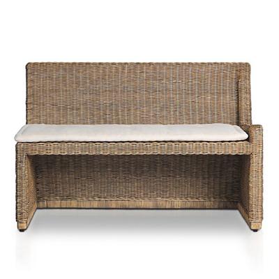 Senna Woven One Arm Dining Bench
