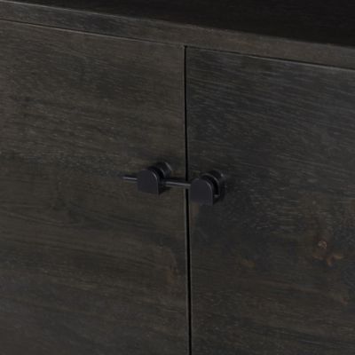 Shown in Worn Black Parawood color, detail view