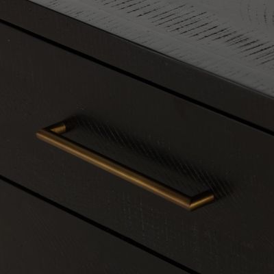 Shown in Burnished Black color, Detail view