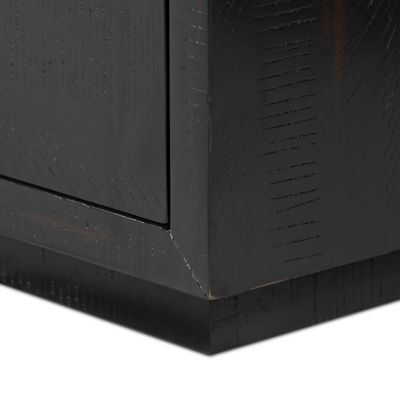 Shown in Burnished Black color, Detail view