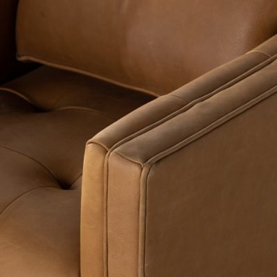 Shown in Palermo Cognac color, Detail view