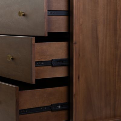 Shown in Saddle Tan Veneer color, Detail view