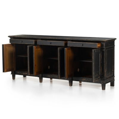 Shown in Distressed Black color, Open view