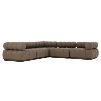 Roma Outdoor 5-Piece Corner Sectional Sofa