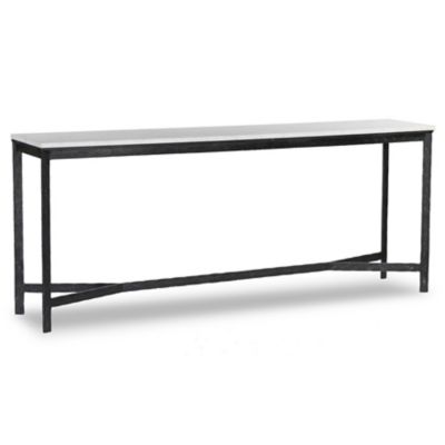 Hammered Iron Console Table