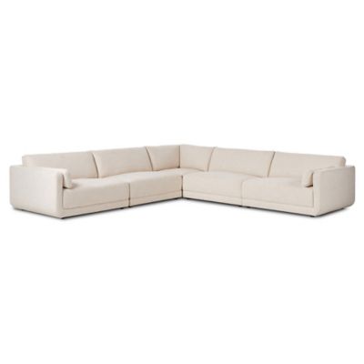 Toland 5 Piece Corner Sectional Sofa