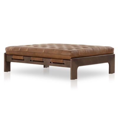 Halston Cocktail Ottoman (Heirloom Sienna) - OPEN BOX