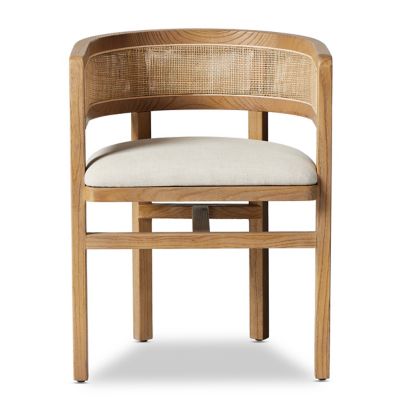 Cordoba Dining Armchair (Bergamo Parchment) - OPEN BOX