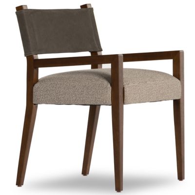 Ferris Dining Armchair (Nubuck Charcoal) - OPEN BOX