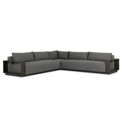 Branford Outdoor 3 Pc Sectional Sofa