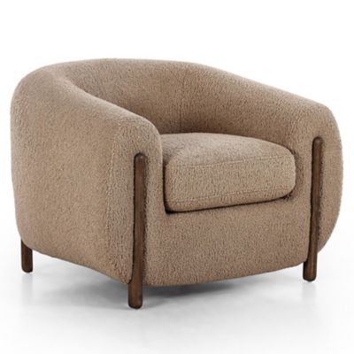 Lyla Lounge Chair (Sheepskin Camel) - OPEN BOX
