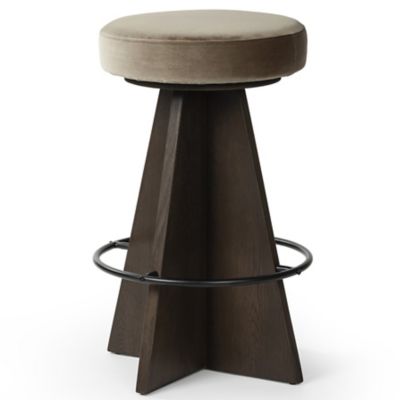 Damon Bar/Counter Stool (Sapphire Khaki|Counter) - OPEN BOX