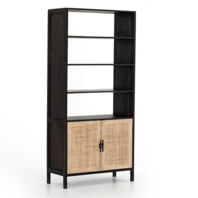 Caprice Bookshelf (Washed Black) - OPEN BOX