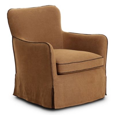 Devon Slipcover Swivel Chair