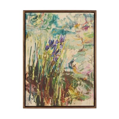 Irises by The Pond Wall Art