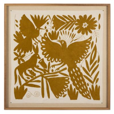 Otomi Framed Textile Wall Art
