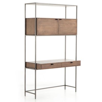 Trey Modular Wall Desk (Auburn Poplar) - OPEN BOX