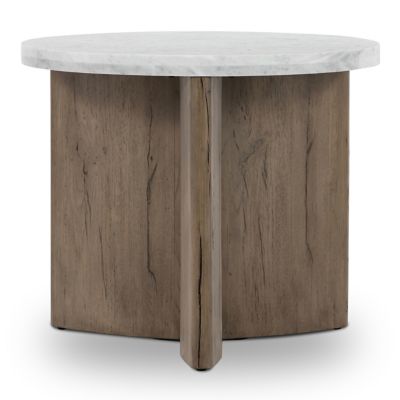 Toli End Table (Rustic Grey) - OPEN BOX
