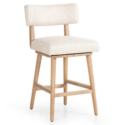 Cardell Swivel Stool (Natural w/Parawood|Counter) - OPEN BOX