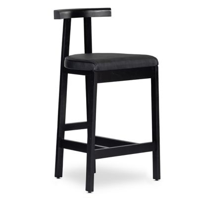 Tex Bar&Counter Stool(Black Morada w/Black Lea|Bar)-OPEN BOX