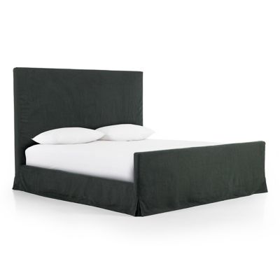 Daphne Slipcover Bed (Brussels Pine|King) - OPEN BOX