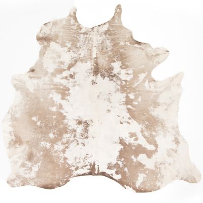 Harland Modern Cowhide Rug (Warm Brown) - OPEN BOX