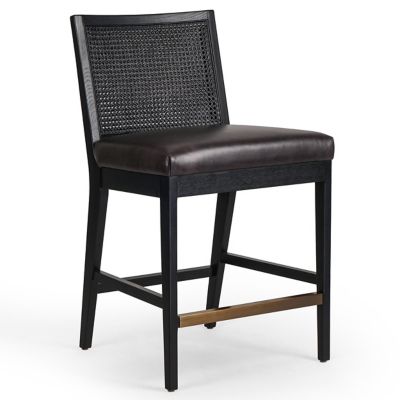 Antonia Dining Stool(Sonoma Black w/ Ebony|Counter)-OPEN BOX