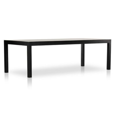 Isador Dining Table (Black Wash Poplar|Large) - OPEN BOX