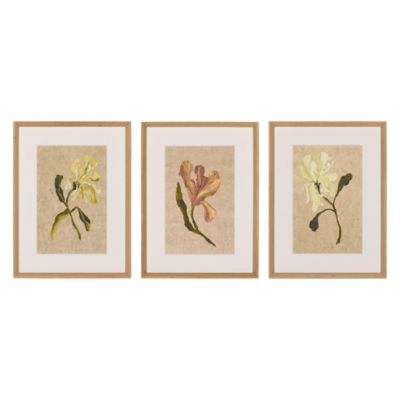 Blooms I Triptych by Brittney Schulz Wall Art