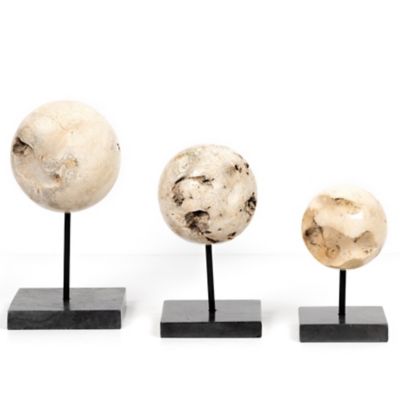 Organic Stone Sculptures, Set of 3