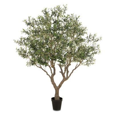 Faux Olive Wide Tree